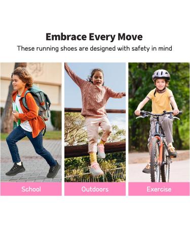 Dream Pairs Kids Sneakers - Waterproof Sports Shoes for Boys & Girls Breathable Running & Fitness Shoes with Velcro Size 32 EU - Dark Blue/Black - Buy Online on SooperMarket.com