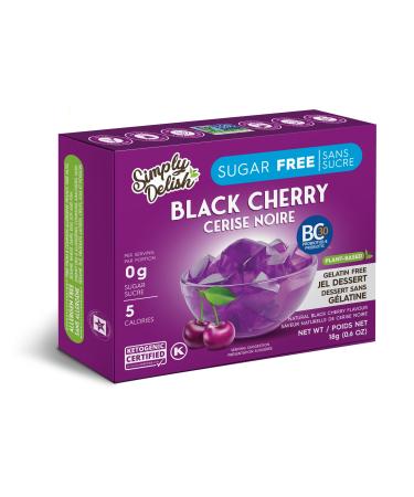 SIMPLY DELISH Black Cherry Jel Dessert 6 x 18g