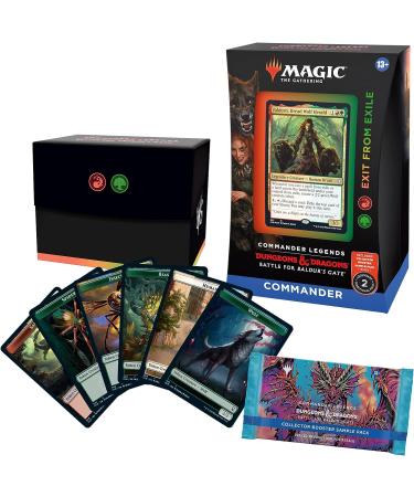 Magic The Gathering Commander Legends Battle for Baldur's Gate Deck + Collector Booster Pack - Buy Online on SooperMarket.com