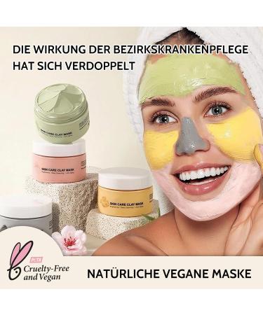 Dead Sea Mask Refining Pores Deep Cleansing Face Mask Skin Care Improve Blackheads Acne Dark Spots Even Skin Tone Face Mask Control Oil (Pink) Kurkuma - Buy Online on SooperMarket.com