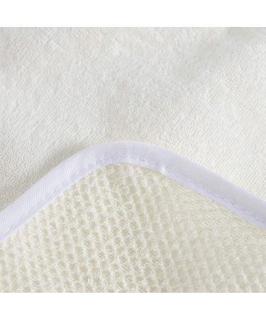 Exfoliating Face and Body Wash Cloths 5-Pack - Dual-Sided Soft Weave Bath Cloths for Shower and Massage - Best Skin Care Exfoliating Scrub Cloth - Buy Online on SooperMarket.com