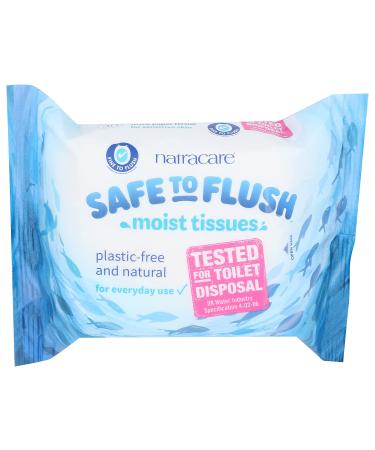 Natracare Safe to Flush Moist Tissues 30 Tissues