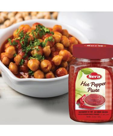 Sera Hot Pepper Paste 25.4 Oz (2 PACK) - No Sugar, No Preservatives | Adds Unique Spicy Flavor | Ideal for Spreading or Sandwiches - Buy Online on SooperMarket.com