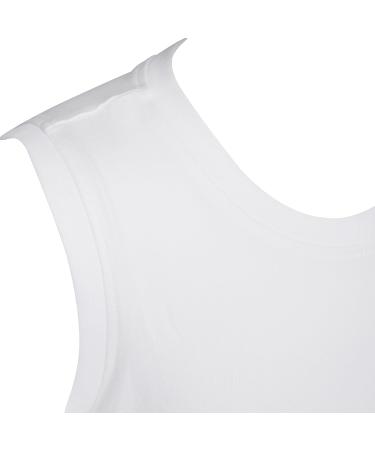 Kaycey Popper Vest Sleeveless Bodysuit | Adaptive Clothing for Special Needs Kids | Size 7-8 Years White - Buy Online on SooperMarket.com