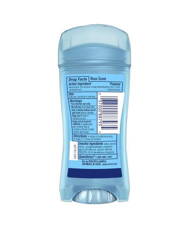 Secret 48 Hour Clear Gel Deodorant - Rose Scent, 2.6 oz - Long-Lasting Protection - Buy Online on SooperMarket.com