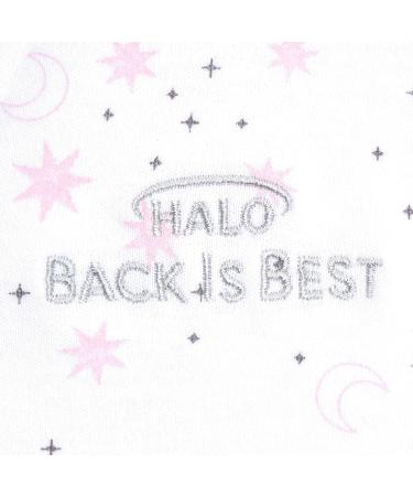 HALO Baby SleepSack Swaddle | 1.5 TOG 100% Cotton Pink Moons | Newborn Sleeping Bag | Easy Zip Access | Wearable Blanket for Boys & Girls | 0-3 Months - Buy Online on SooperMarket.com