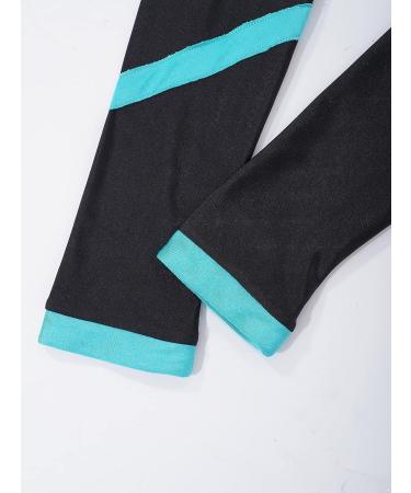 easyforever Kids Figure Skating Practice Pants - Green, Size 8 - Girl's Ice Skating Tights for Training and Competition - Buy Online on SooperMarket.com
