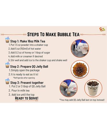 Boba Jelly Brown Sugar 4.4 Pound - Delicious Bubble Tea Topping - Buy Online on SooperMarket.com