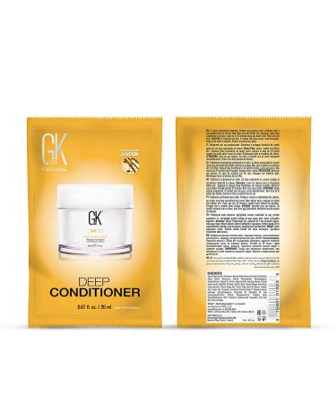 GK Hair Global Keratin Deep Conditioner Masque - Pack of 2 (20ml) | Intense Hydrating Repair for Dry, Damaged, Color Treated Hair with Jojoba Oil - Buy Online on SooperMarket.com