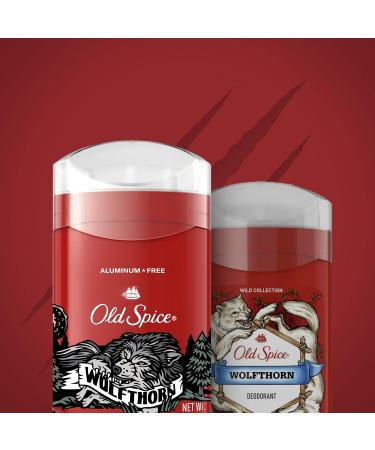 Old Spice Wolfthorn Aluminum-Free Deodorant for Men 3 oz - Pack of 3 | 48 Hr. Protection - Buy Online on SooperMarket.com