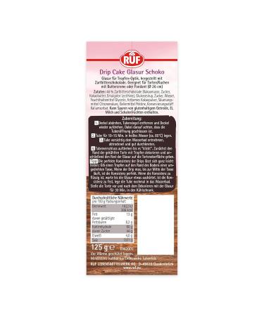 Buy Gluten-Free Call Drip Cake Chocolate Glaze - Perfect for Cakes Cupcakes & Tarts | 1x125g Tube (Pack of 2) - Buy Online on SooperMarket.com