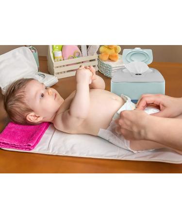 GOGO PURE Baby Wipe Warmer & Dispenser Holder with 30 Bonus Breastmilk Bags - Easy On/Off Switch, Great Baby Gift (Blue/Grey) - Buy Online on SooperMarket.com