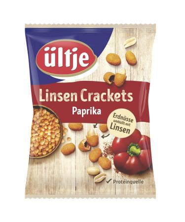 ltje Lentil Crackets Paprika 110g Lentil Crackets Paprika 110 g (1 pack)