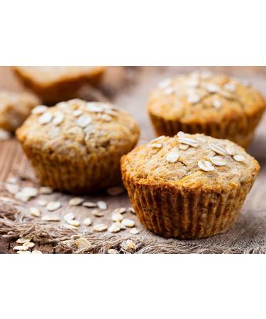 Whole Grain Oat Flour 4 Pounds - Vegan, High Fiber & Protein, Perfect for Baking Muffins, Cakes, Bread - Bulk Packaging - Buy Online on SooperMarket.com