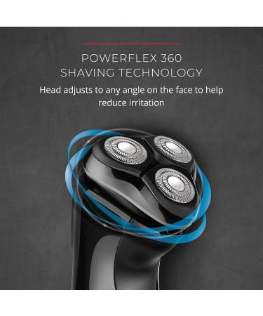 Buy Remington PR1235 R3 Power Series Rotary Shaver - Men's Electric Razor in Black | Fast Worldwide Shipping - Buy Online on SooperMarket.com