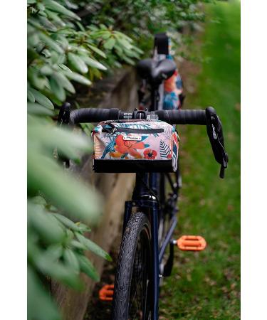 Po Campo Kinga Handlebar Bag 2 - Waterproof Front Mount Bike Bag & Crossbody Convertible - Flora - Buy Online on SooperMarket.com
