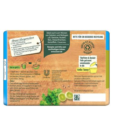 Knorr Bouillon Pur Delikatess Vegan Spicy - 8x28g | Flavorful Plant-Based Broth - Shop Internationally - Buy Online on SooperMarket.com