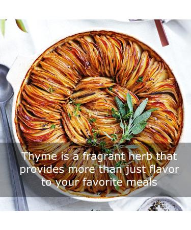 Organic Thyme: 100% Natural Raw Thyme for Healthy Meals and Tea - Non GMO, Gluten-Free with Thymol - No Preservatives or Additives - Perfect Seasoning, Always Fresh - Buy Online on SooperMarket.com