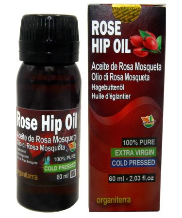 Rosehip oil 60ml. 100% pure cold pressed