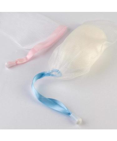 ECENCE 5X Nylon Soap Bag Set - Durable 15cm x 8.5cm Soap Sacks for Travel & Storage | International Shipping - Buy Online on SooperMarket.com