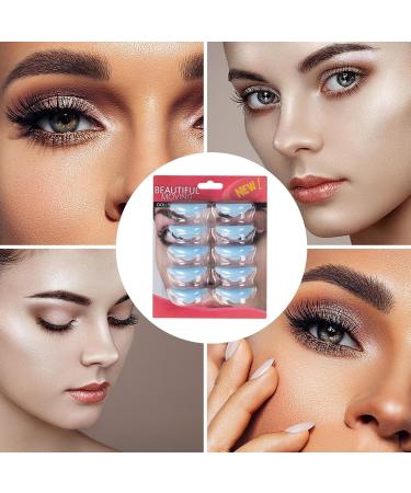 DASHIELL Silicone Eyelash Lift Pad 5 Pairs Lash Lifting Eye Pads - Reusable Silicone Eyelash Pad Lash Lift Supplies Lower Pads for Men Skin-Friendly - Buy Online on SooperMarket.com