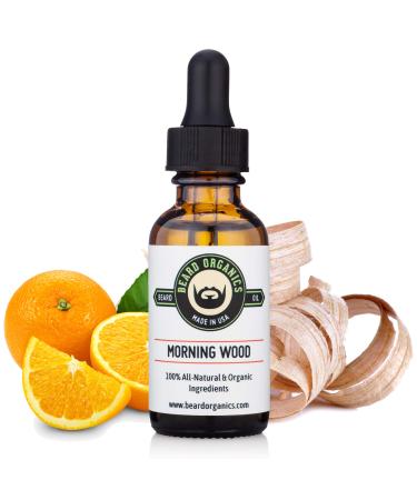 Beard Organics Morning Wood Beard Oil | Cedarwood & Orange Scent