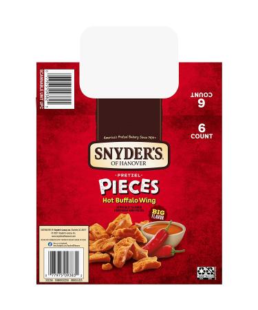 Snyder's of Hanover Pretzel Pieces Hot Buffalo Wing 3.25 oz (Pack of 6) - Buy Online on SooperMarket.com