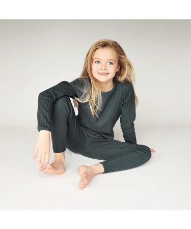 DreamBuy Ribbed Pyjama/Loungewear in 20 Colours | Unisex Baby, Women, Men | 3-6 Months Pine - Buy Online on SooperMarket.com