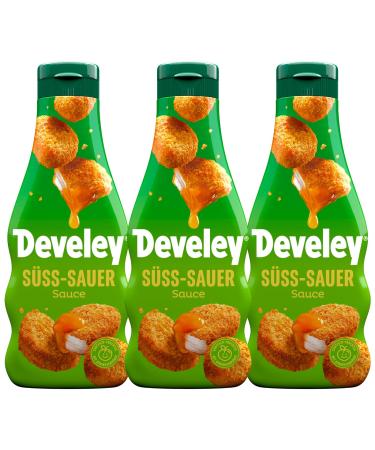 Develey Sweet and Sour Sauce Pack of 3 (3 x 250ml) Exotic and fruity with apricot puree