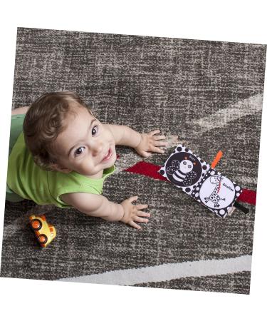 Ibasenice 5-Soft Fabric Book - Early Education Toys for Babies | Black & White Baby Books | Peach Skin Cloth Toys - Buy Online on SooperMarket.com