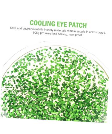 FRCOLOR 2pcs Eye Patch Ice Pack for Face and Breastmilk - Cooling Eye Pad for Hydrating and Compress - Green, 6.5X6.5X0.5CM - Buy Online on SooperMarket.com
