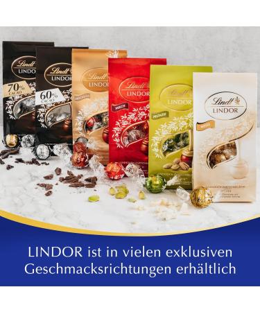 Lindt Lindor Dark Chocolate Mix | 4 x 136g Bags | Gourmet Praline Gift | Dark 60% & 70% Fillings - International Shipping Available - Buy Online on SooperMarket.com