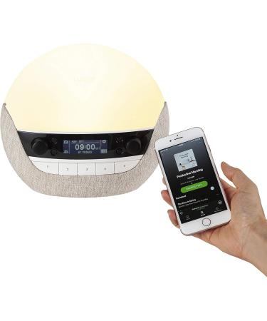 Buy Lumie Bodyclock Luxe 700FM - Light Alarm Clock with FM Radio Bluetooth Speaker & Low Blue Light | International Shipping Available - Buy Online on SooperMarket.com