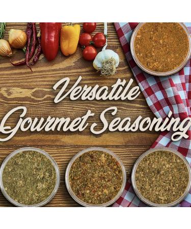 World Seasonings Variety 8 Pack - Greek, Italian, French Fry, Mexican, Chipotle, Curry, Mediterranean, BBQ Dry Rub - Buy Online on SooperMarket.com