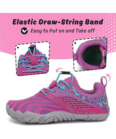 SAGUARO Kids Water Shoes - Quick Dry Aqua Athletic Sneakers for Boys and Girls (Toddler/Little/Big Kid) - Size 12.5 Little Kid - Purple/Stripe - Buy Online on SooperMarket.com