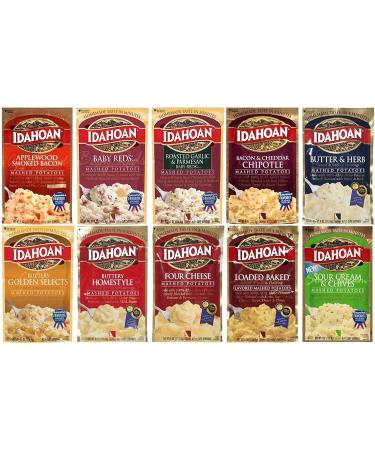IDAHOAN Flavored Mashed Potatoes 4- Oz. 10- Pc. Assortment