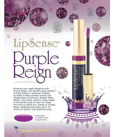 LipSense Purple Reign Liquid Lip Color - 0.25 fl oz / 7.4 ml - Buy Online on SooperMarket.com