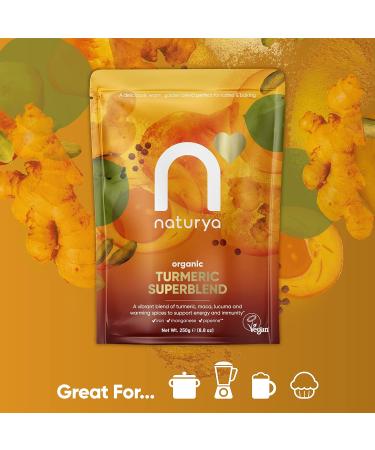 Naturya Organic Turmeric Superblend Powder 250g - Natural and Organic Turmeric Blend - Buy Online on SooperMarket.com