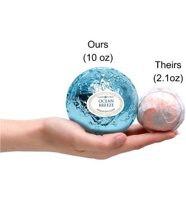 Ocean Breeze Bath Bomb with Size 8 Ring Inside - 10 oz. Made in USA - Buy Online on SooperMarket.com
