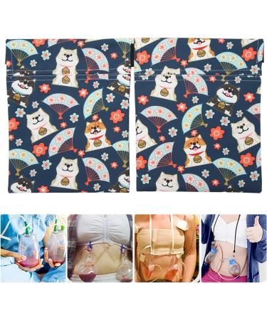 Elastic Drain Holder Bag for Mastectomy - Adjustable Length Cute Dog Pattern Cartoon Design - Buy Online on SooperMarket.com