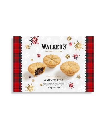 WALKER'S SHORTBREAD Luxury Mince Pies 372g (Pack Of 6)
