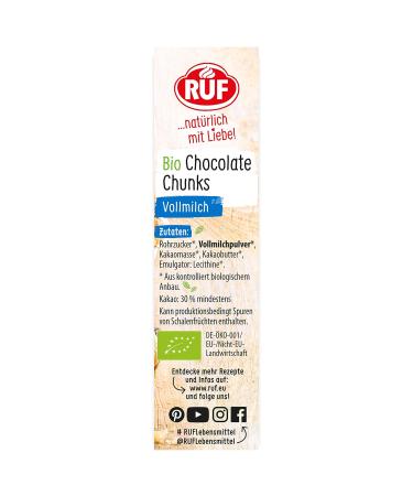 Organic Chocolate Chunks & XXL Milk Chocolate Drops Gluten-Free Baking Essentials | 1x175g - Buy Online on SooperMarket.com