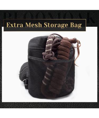 Bloomoak Insulated Saddle Bags - Trail Riding Gear Carrier for Western & English Saddles - Reinforced Stitching, Mesh Pocket (Black) - Buy Online on SooperMarket.com