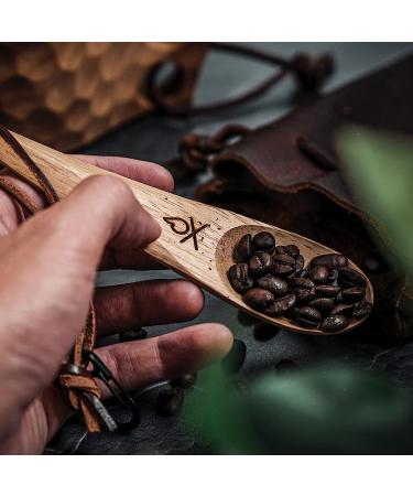 Berleben Dursten Kanu Spoon - Handcrafted Wooden Camping Utensil with Carabiner & Lanyard - Natural Hardwood Nordic Design - Lightweight & Durable - Buy Online on SooperMarket.com
