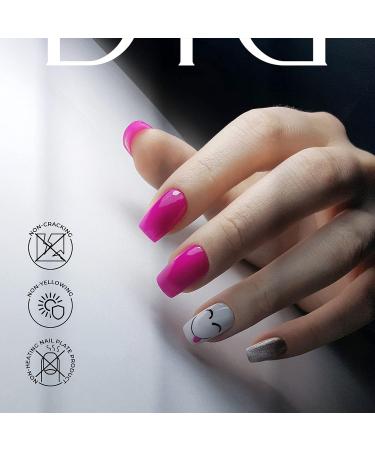 Didier Lab - Premium Rose Solid Builder Gel for Nails - Hard Gel Builder for Extension - Nail Strengthener - LED UV Builder Gel for Nails - Split Nail Repair - Nail Hardener Gel - 50 ml 50 ml (Pack of 1) Rosa - Buy Online on SooperMarket.com
