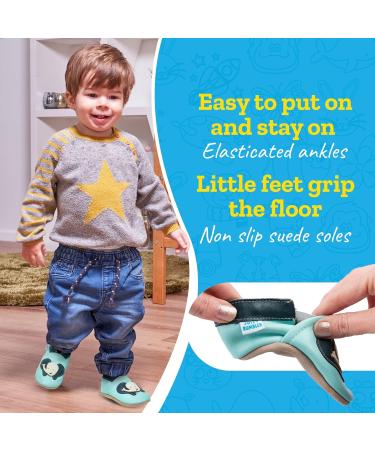 Soft Sole Baby Shoes for 0-6 Months | Leather Toddler Shoes with Happy Elephant Design - Buy Online on SooperMarket.com