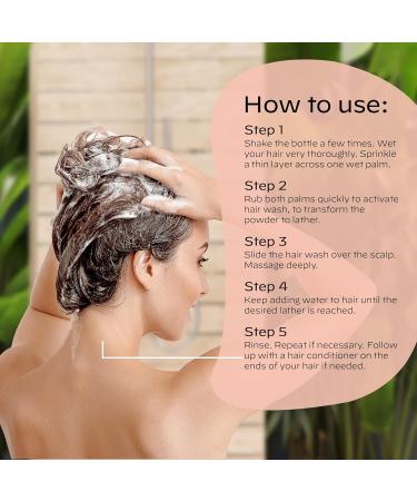 BHUMAN B ttre Dry Shampoo Powder - Water-Activated Vegan & Cruelty-Free Sustainable Hair Cleanser for Women & Men - 50 Washes with Calendula & Coconut - Buy Online on SooperMarket.com