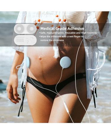 Baby Bump Headphone Pregnancy Belly Speaker - Blue | Mosalogic Pregnancy Gift for Mom to Be - Buy Online on SooperMarket.com