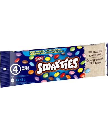 SMARTIES Multipack Candy Coated Chocolates 4 x 45 g - Buy Online on SooperMarket.com