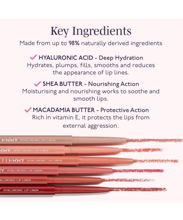 Buy By Terry Hyaluronic Lip Liner Pencil - Creamy Hydrating Long-lasting Vegan Formula - Love Affair - International Shipping Available - Buy Online on SooperMarket.com